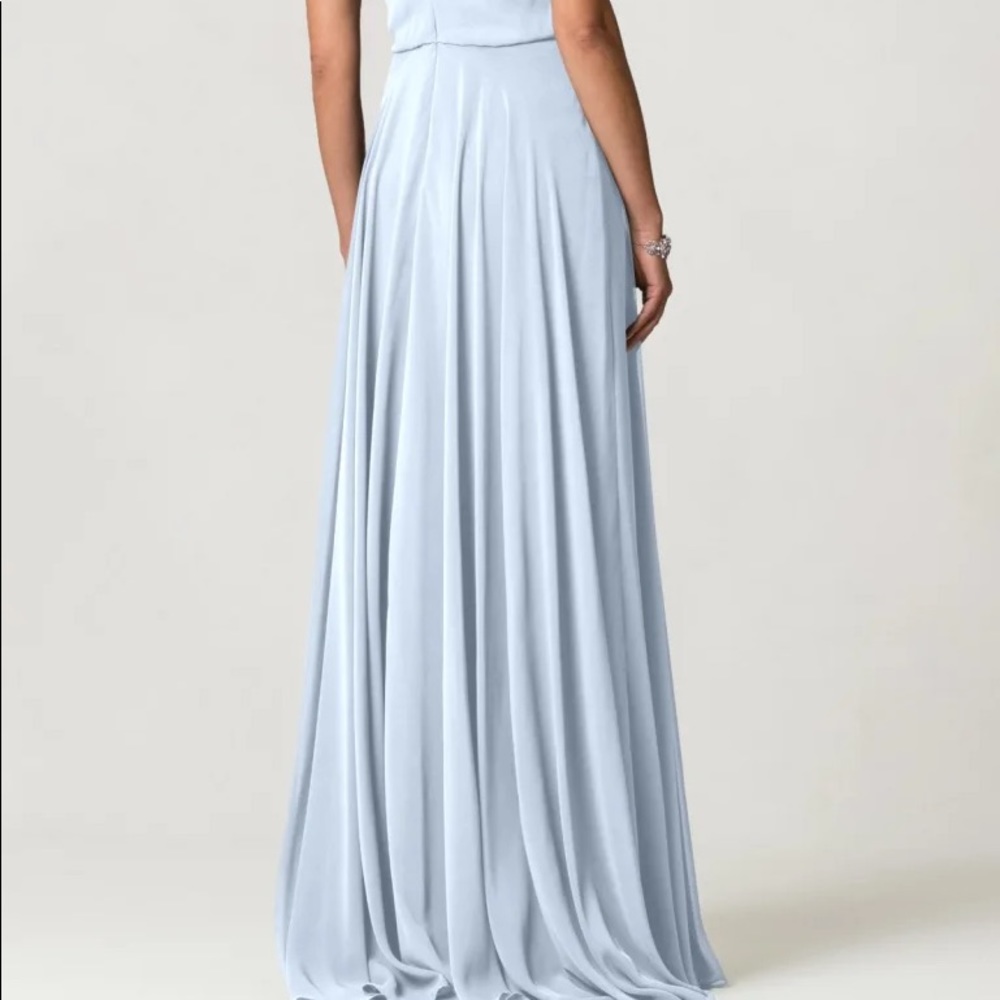 Jenny Yoo Inesse Dress Whisper Blue Women's Sz 18